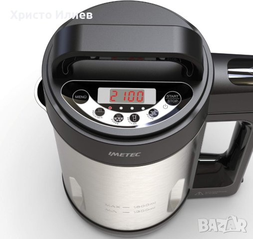Уред за супа Imetec SM 1000,  Нагряващ Блендер Миксер , 3 автоматични програми, 1,6 литра, снимка 1 - Блендери - 42412759