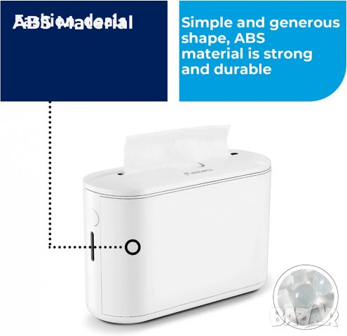 Нов Диспенсър за хартиени кърпи салфетки за плот кухня, баня, тоалетна, снимка 5 - Други стоки за дома - 40014664