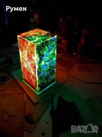 Нощна лампа ръчна изработка, снимка 9 - Други - 34350215