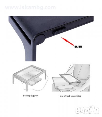 УВЕЛИЧИТЕЛЕН ЕКРАН С ЛУПА, РАЗМЕР A4 - код 2121, снимка 8 - Други стоки за дома - 33917760