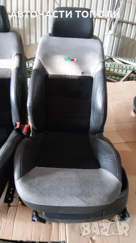 Седалки Шкода Октавия Skoda Octavia VRS Комби 2009г. Алкантара, снимка 4 - Части - 49512546
