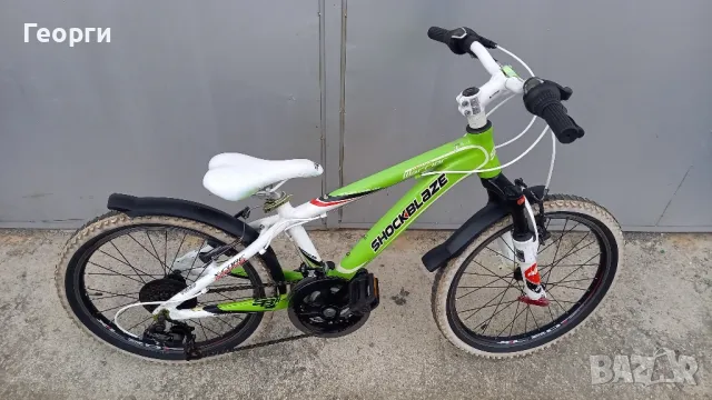 Алуминиев детски велосипед Shockblaze Warior-20 цола, снимка 2 - Велосипеди - 49697950
