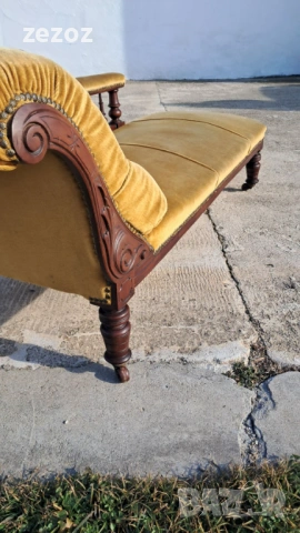 Диван лежанка антикварен, снимка 2 - Дивани и мека мебел - 54062880