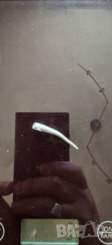 сребърна висулка  рог