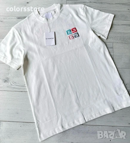 Мъжка бяла тениска Givenshy/IM56n, снимка 2 - Тениски - 50459558