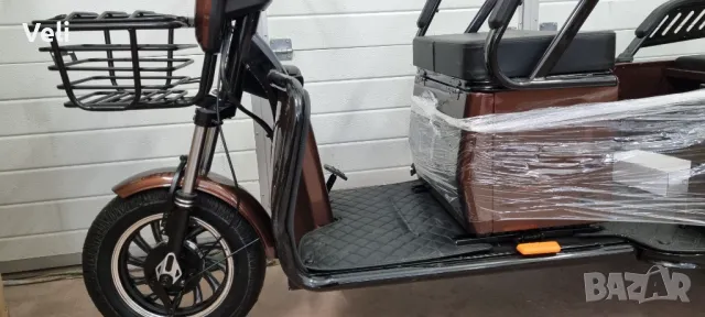 Електрическа триколка карго лукс двуместна и товарна , снимка 2 - Мотоциклети и мототехника - 50158578