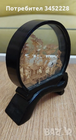 диорама ръчно изработена от корк винтидж за ценители , снимка 2 - Декорация за дома - 52356480