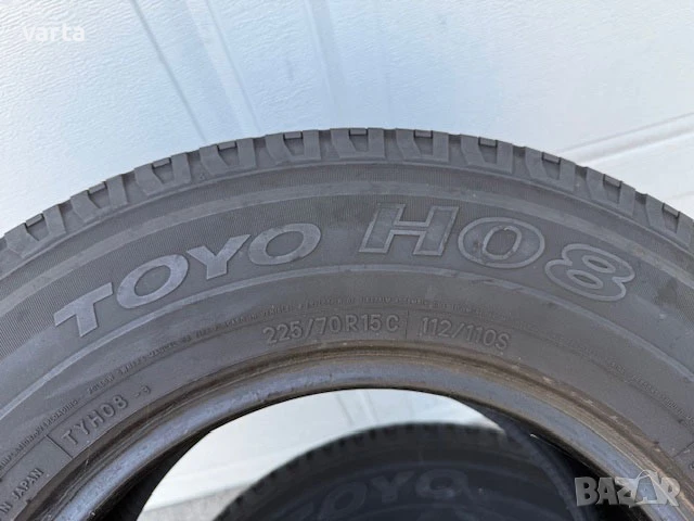 4бр гуми TOYO H08 225/70/15С профил 8/9 мм, снимка 5 - Гуми и джанти - 50726708