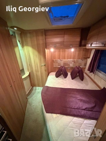 BAILEY PEGASUS-2014г/АЛУМИНИЕВА/ФРЕНСКА СПАЛНЯ/MOVER/ФОРСЕЛТ/ТЕНТА/ДУШ КАБИНА/ТЯГОВ АКУМУЛАТОР, снимка 8 - Каравани и кемпери - 53963920