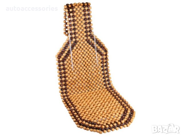 3000053370 Универсална постелка от дървени мъниста масажор естествен цвят 1бр 86238