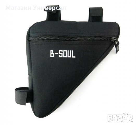 Триъгълна чантичка за велосипед, водоустойчива триъгълна чанта за колело, за рамката, за рамка, снимка 2 - Аксесоари за велосипеди - 28576919