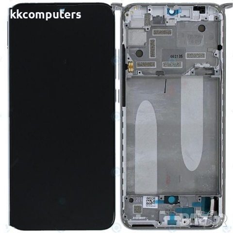 LCD Дисплей за Xiaomi Mi A3 / CC 9e (2019) / 5606101260B6 / Тъч скрийн / Рамка / Сребрист / Оригинал, снимка 1