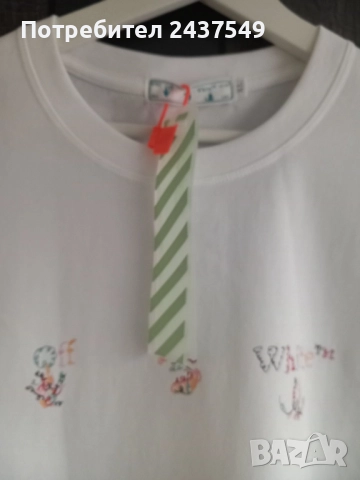 тениска Off white tee, снимка 3 - Тениски - 52056546