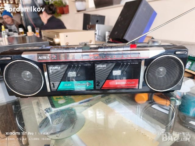 Aiwa CS-W220, снимка 3 - Радиокасетофони, транзистори - 53938695