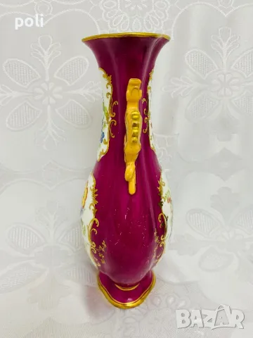 антикварна порцеланова ваза , снимка 7 - Вази - 48716974