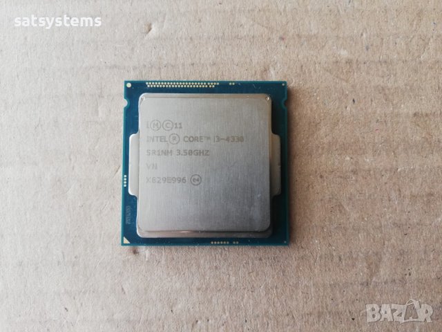 Процесор Intel Core i3-4330 Dual-Core 3.50 GHz SR1NM Socket LGA1150, снимка 1 - Процесори - 38911067