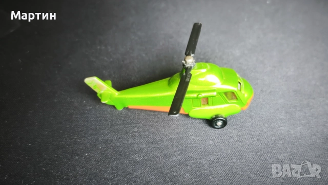 Мечбокс хеликоптер, мащаб 1/64, Matchbox N75 SEASPRITE, 1976, снимка 2 - Колекции - 52966036
