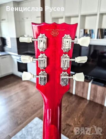 Vintage AV1H Flame Cherry Sunburst, Advance Series, 2009, Korea, снимка 8 - Китари - 49537562