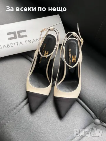 Elisabetta Franchi Дамски Обувки На Ток Елисавета Френчи Код D1873, снимка 2 - Дамски обувки на ток - 49159403