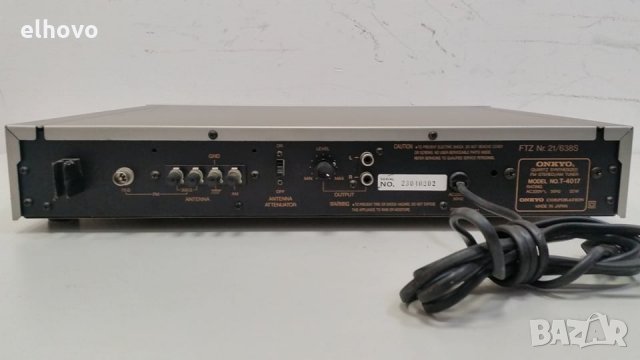 Стерео тунер ONKYO T-4017, снимка 8 - Ресийвъри, усилватели, смесителни пултове - 30229195