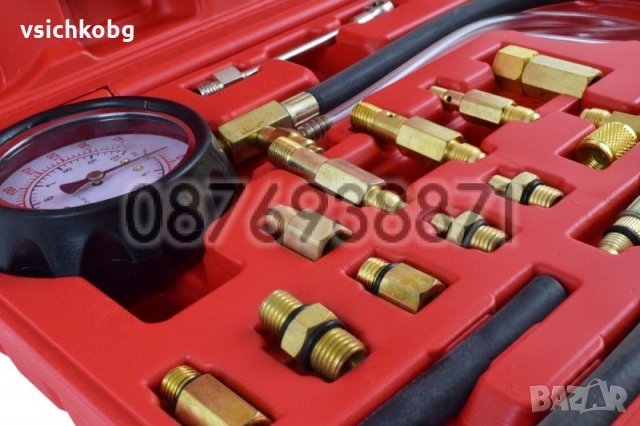 Професионален компресомер за измерване налягането на маслото и бензина, снимка 5 - Аксесоари и консумативи - 31845435