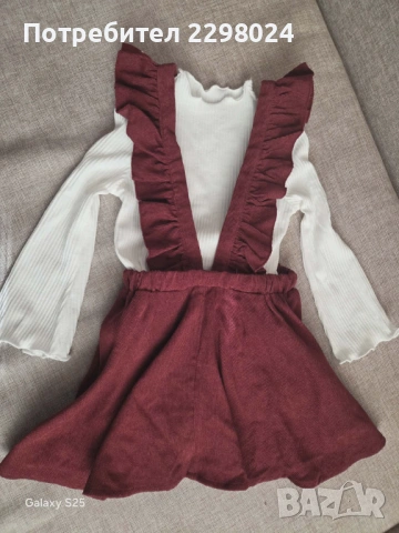 Детски сукман с блузка, снимка 2 - Детски комплекти - 54160633