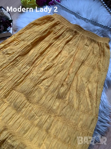 Жълта пола, снимка 2 - Поли - 50899267