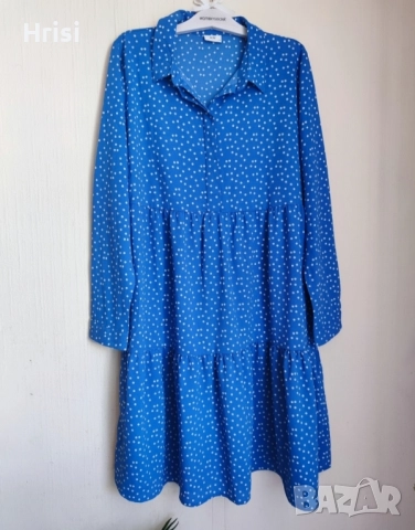 Нова рокля ONLY в индигово синьо, снимка 4 - Рокли - 52544004