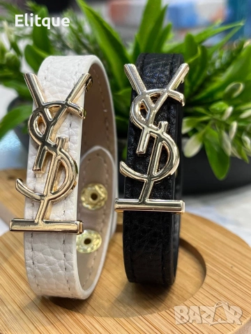 гривни от естествена кожа prada miu miu ysl saint laurent , снимка 3 - Гривни - 52907706