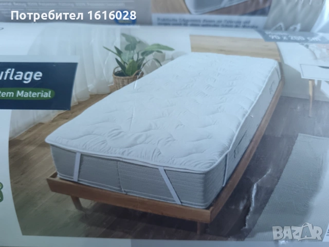 Протектор за матрак за легло - р. 90 / 200 см., снимка 2 - Гоблени - 50393202