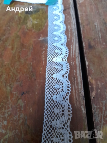 Стара дантела #40, снимка 2 - Антикварни и старинни предмети - 52227760