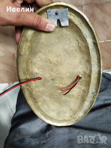 масивен бронзов аплик арт деко, снимка 4 - Лампи за стена - 29237398