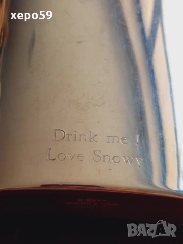 Сребърна бутилка за уиски-MAPPIN&WEBB,Hip Flask Silver/чаша,сребро,кана/, снимка 15 - Други - 52335981