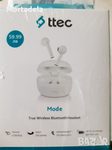Безжични слушалки ttec, снимка 2 - Безжични слушалки - 44817664