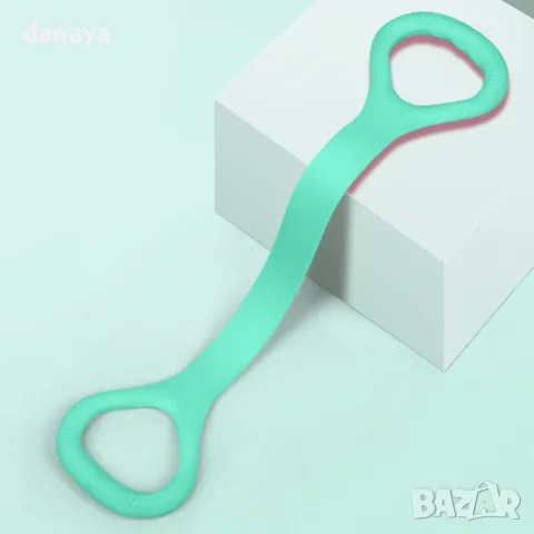 5869 Фитнес ластик за упражнения и тренировки, 43 см, снимка 2 - Фитнес уреди - 50021724