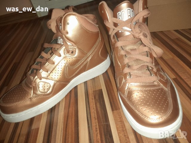 (38 1/2) NIKE оригинални , естествена кожа Son of Forse Mid , снимка 10 - Маратонки - 42250292