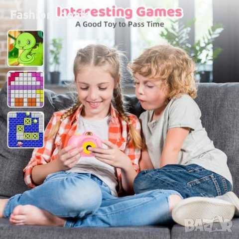 Нова Детска HD Камера 1080P с 32GB SD Момичета Момчета 3-12г Фотоапарат деца, снимка 2 - Фотоапарати - 42713002