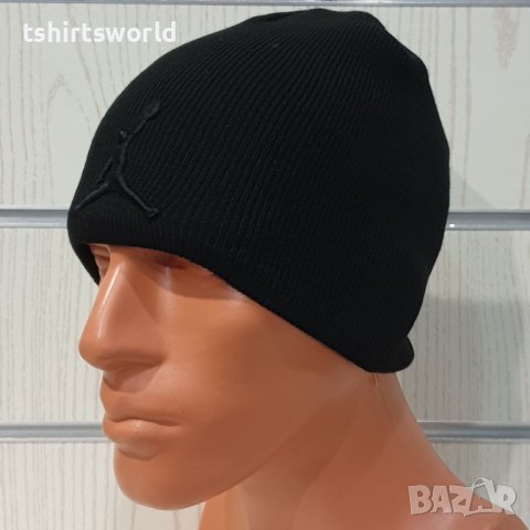 Нова зимна шапка на марката Michael Jordan с черно лого , снимка 3 - Шапки - 42892029