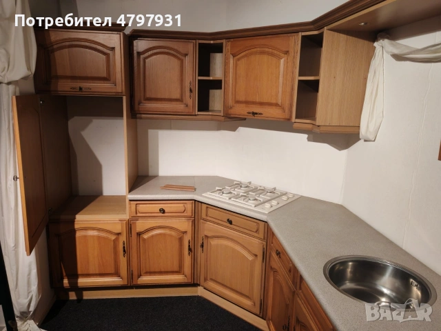 Чисто нова кухня с вратички от дъбов масив и уреди , снимка 8 - Кухни - 54206935