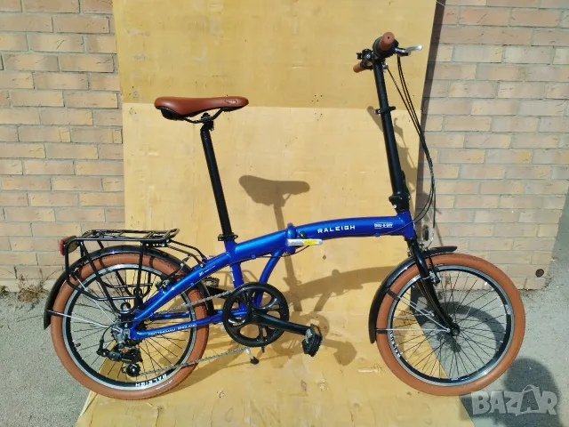 Сгъваем велосипед Raleigh Stow-A-Way 20" (7 скорости Shimano) – Изключително запазен, снимка 9 - Велосипеди - 56038210