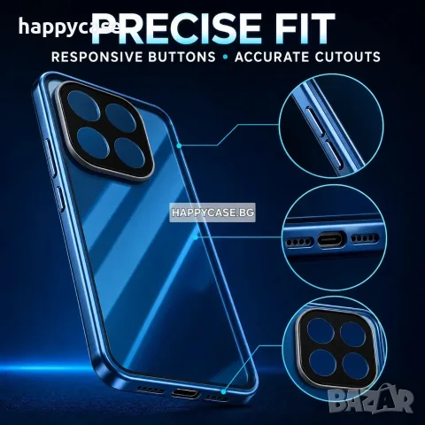 Xiaomi 17T Pro / 17T / Двоен 360° магнитен кейс калъф с протектор за камера, снимка 9 - Калъфи, кейсове - 55737499