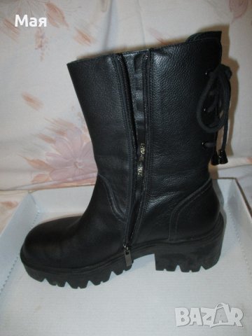 Дамски ботуши от естествена кожа , снимка 7 - Дамски ботуши - 42388198