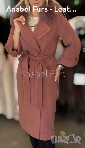Дамски палта и якета с естествен косъм, снимка 17 - Палта, манта - 51932092
