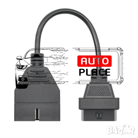 Кабел / Преходник / Адаптер за GM 12 Пина 12 Pin ГМ Delphi Autocom, снимка 4 - Аксесоари и консумативи - 53972293