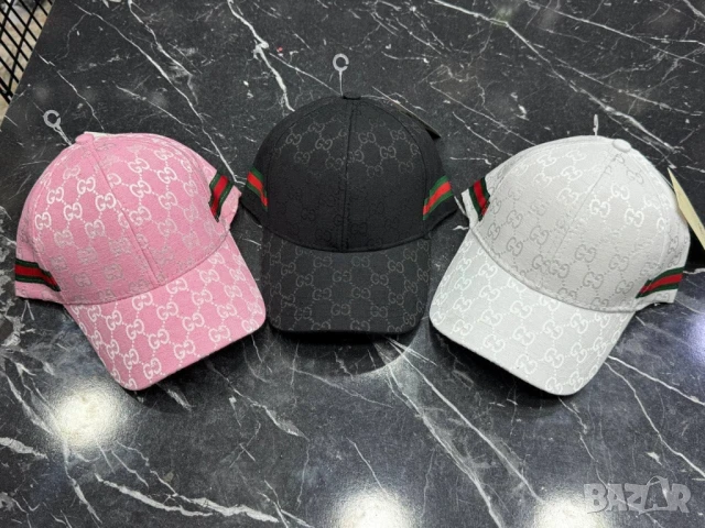 шапки с козирка gucci celine emporio armani , снимка 5 - Шапки - 50574377