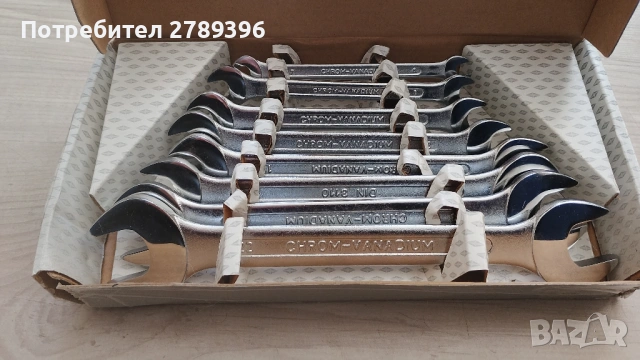 комплект гаечни ключове 8 бр., снимка 3 - Ключове - 54164763