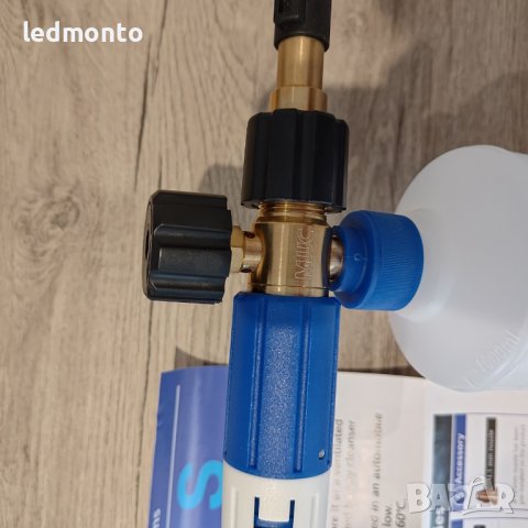 Иновативен Пенообразувател за Водоструйка - MJJC PARKSIDE Foam Cannon Pro и Foam Cannon S, снимка 7 - Други инструменти - 42881590