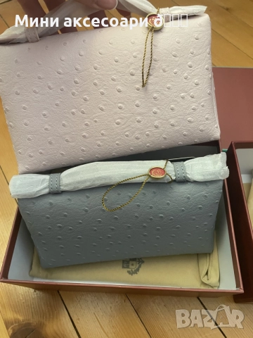 Loro Piana чанта щраусова кожа, снимка 8 - Чанти - 55715737