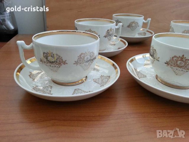 Руски порцеланов сервиз за чай , снимка 18 - Антикварни и старинни предмети - 30140066