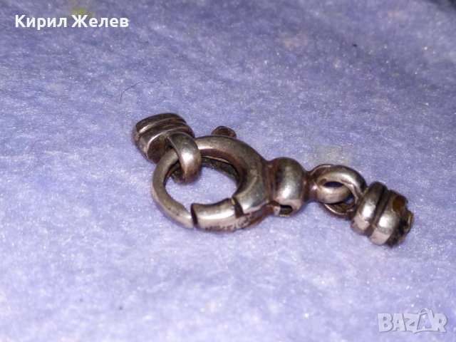 NIKOL@S 925 МАРКОВА АВТОРСКА ДИЗАЙНЕРСКА СРЕБЪРНА КАРАБИНКА СРЕБРО 925 за ЛАНЕЦ / ГРИВНА 25811, снимка 11 - Други - 39230596